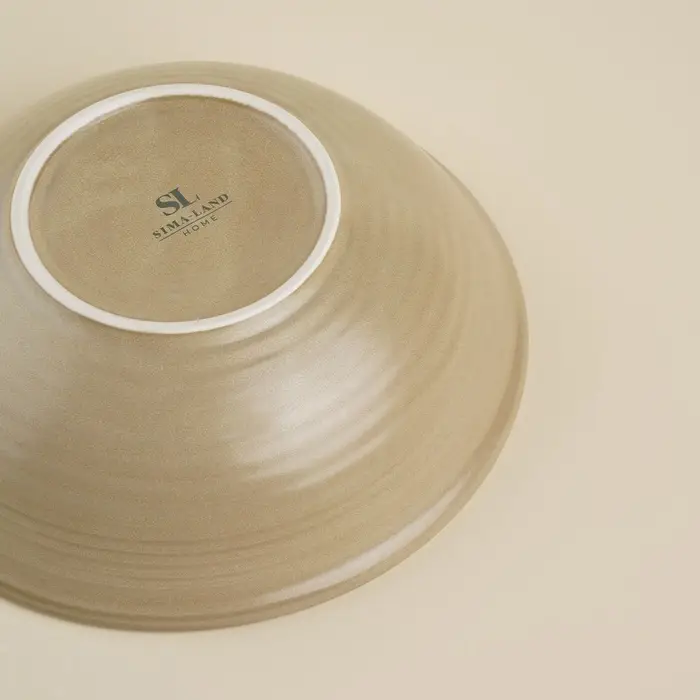 Салатник SL Home &laquo;Песчаный бриз&raquo;, 1 л, фарфор, бежевый