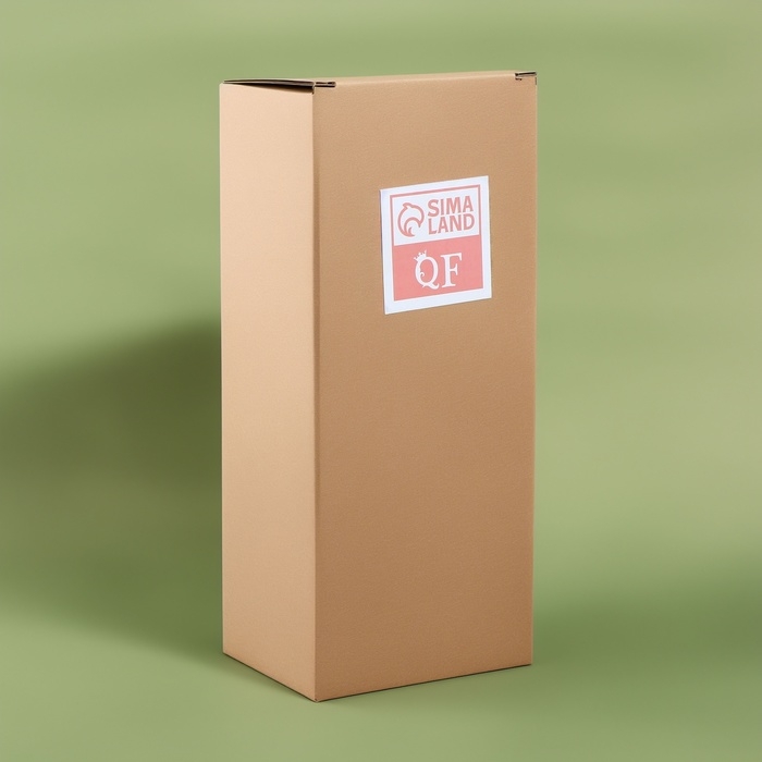 Органайзер для хранения «BAMBOO», с крышкой, 3 секции, 23,3 × 9,4 × 8,9 см, цвет прозрачный/коричневый