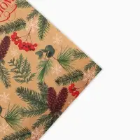 Бумага упаковочная крафтовая «Зимние истории», 50×70 см