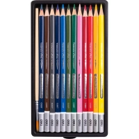 Карандаши акварельные Deli Color Emotion липа 12 цв/наб EC00700