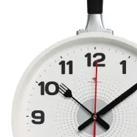 Часы настенные интерьерные &laquo;Сковорода&raquo;, для кухни, бесшумные, плавный ход, 25&times;43 см, белые, от батарейки 1&times;АА