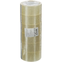 Клейкая лента упаковочная 48мм х 66м, прозрачный, 47мкм, 6 шт/уп