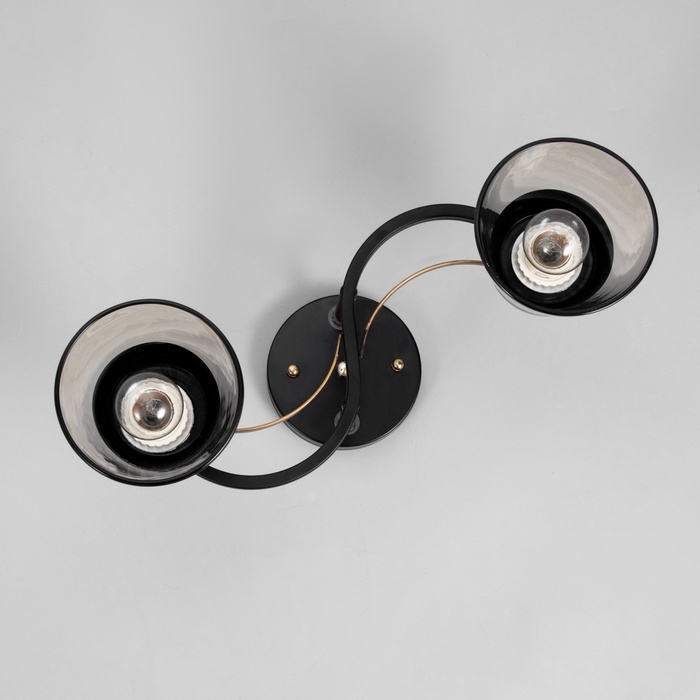 Люстра Люстра "Рори" 2хЕ27 40Вт черный 40х40х28 см