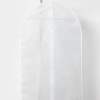 Чехол для одежды Доляна, плотный, 60&times;100 см, цвет белый, прозрачный