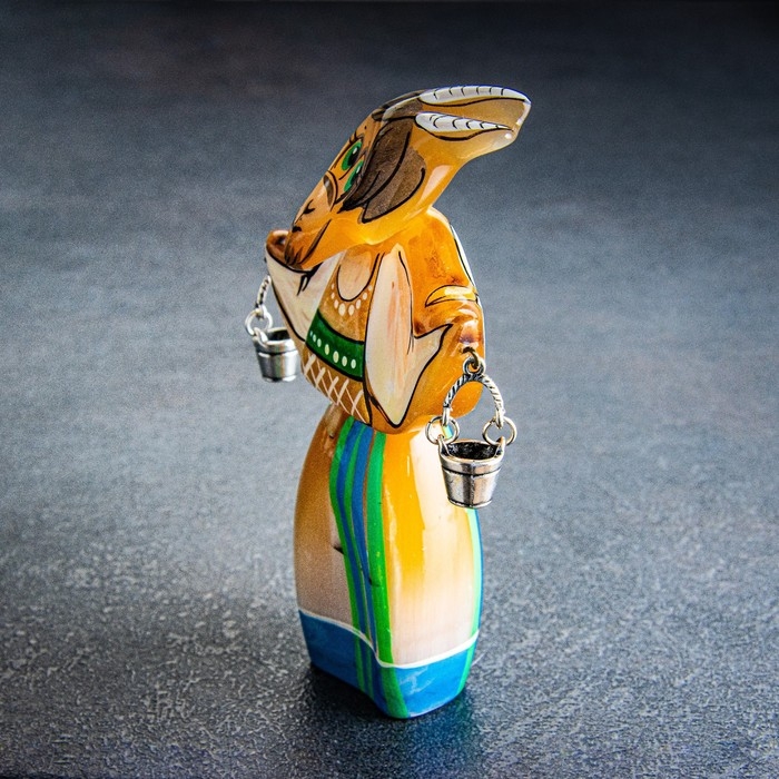 Сувенир  "Коза Дуняша", селенит