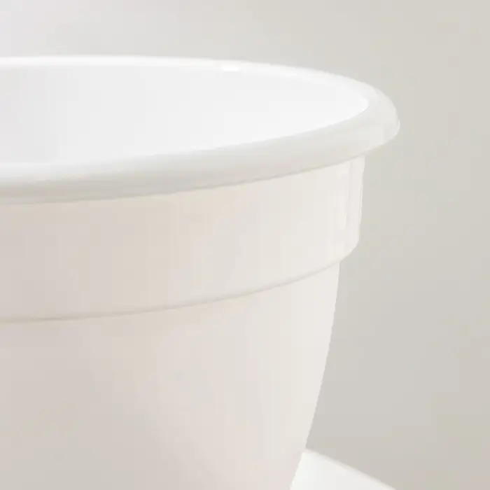 Горшок для цветов с поддоном «Антик», 3,6 л, d=22 см, цвет белый Горшок для цветов с поддоном «Антик», 3,6 л, d=22 см, цвет белый