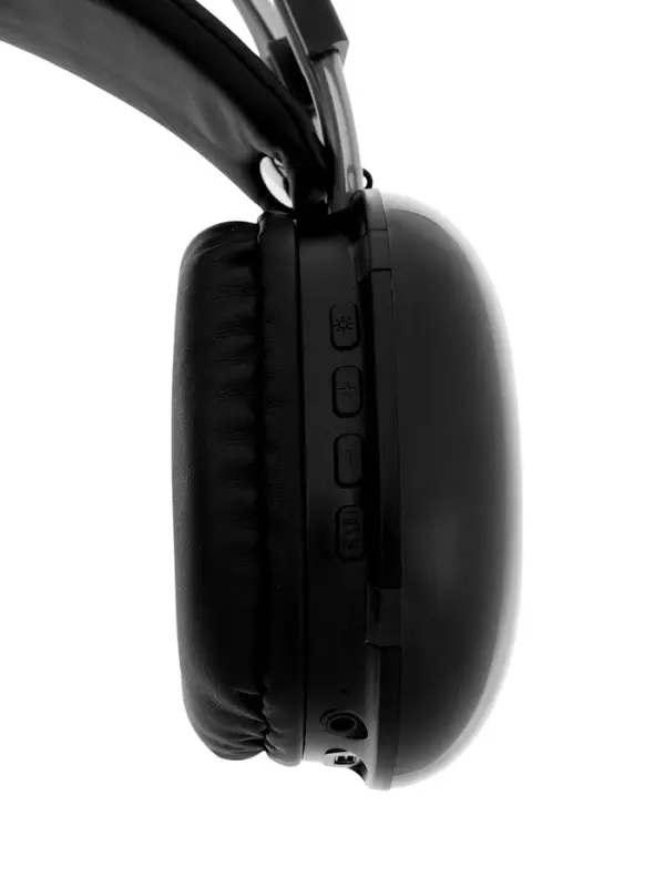 Наушники беспроводные, полноразмерные, Mybit W-33, RGB подсветка, Bluetooth 5.3, 800 мАч, Type-C, RGB подсветка, чёрные