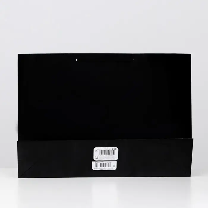 Пакет ламинированный, чёрный, 38 х 53,5 х 13 см Пакет ламинированный, чёрный, 38 х 53,5 х 13 см