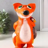 Копилка для денег «Хитрый лис», гипс, 25×13.5×13.5 см Копилка для денег «Хитрый лис», гипс, 25×13.5×13.5 см