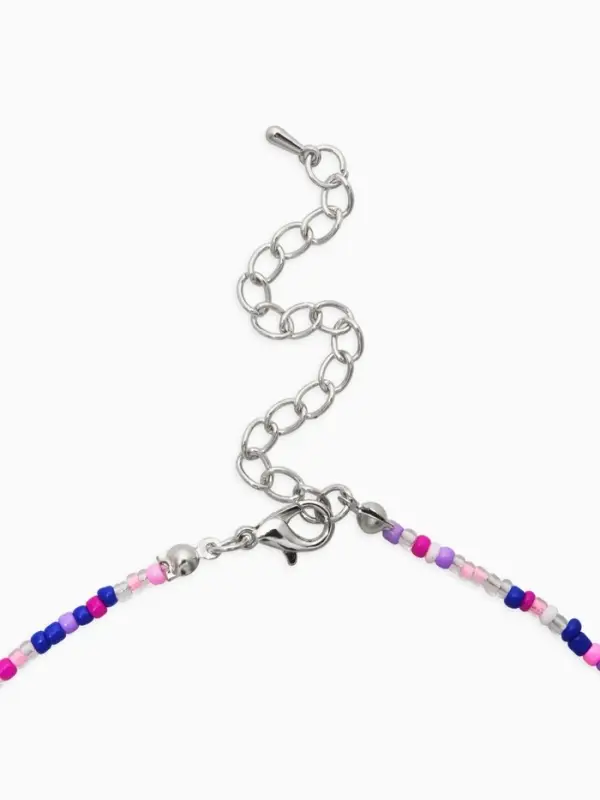 Бусы детские "Выбражулька" бисер, цветок,38 см, разноцветные