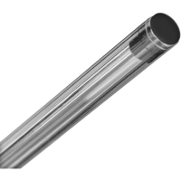 Ручка шариковая неавтомат. черный 0,7 мм,прозр корпус