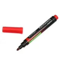 Маркер перманентный Centropen 8566, красный, узел 5.0 мм, линия 2.5 мм