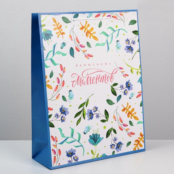 Пакет подарочный ламинированный, упаковка, Best wishes, L 28 х 38 х 9 см Пакет подарочный ламинированный, упаковка, Best wishes, L 28 х 38 х 9 см