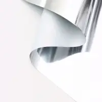 Пленка для цветов, «Серебряная сторона», белый, 57×57±1 см