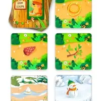Настольная игра &laquo;Дом бобра&raquo;, развивающая, 5+, 108 карт