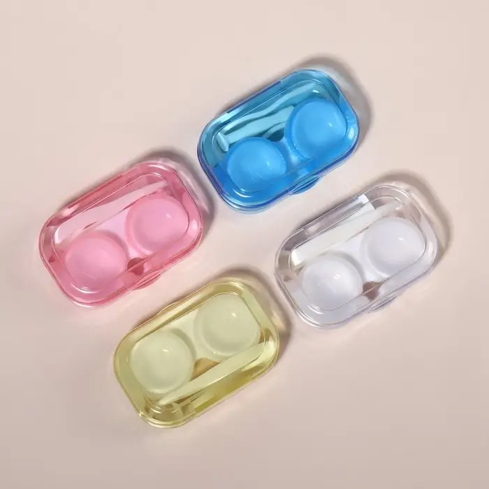 Набор для контактных линз, в футляре, 3 предмета, цвет МИКС Набор для контактных линз, в футляре, 3 предмета, цвет МИКС