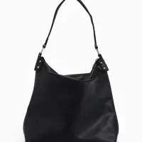 Сумка - мешок женская TEXTURA, на молнии, 32&times;11&times;32 см, чёрная