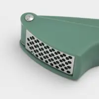 Пресс для чеснока Доляна &laquo;Уточка&raquo;, 16 см, зелёный