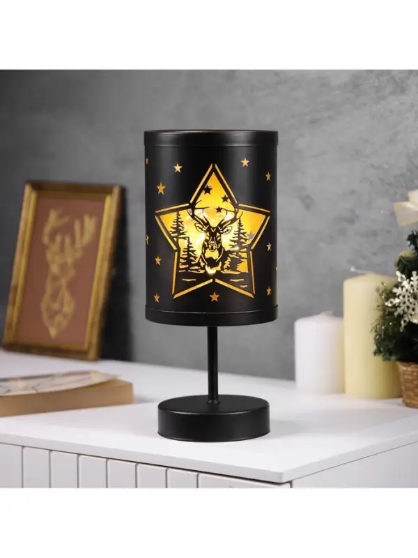 Светодиодная фигура &laquo;Лесная сказка&raquo;, 12.3&times;27.5 см, 1LED. от батареек АААх3, свечение тёплое белое