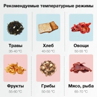 Сушка для фруктов и овощей HYFD-1803 27под. 700Вт