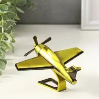 Сувенир металл "Самолёт" 12,2х14х6,5 см