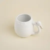 Кружка SL Home &laquo;Пасхальные кролики&raquo;, 500 мл, доломит, белая