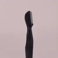 Бритва для коррекции бровей, с защитным чехлом, 11.5 см, чёрная