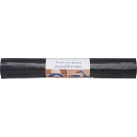 Мешки для мусора ПВД 160л 80мкм 10шт/рул черные 90x110см_СПБ