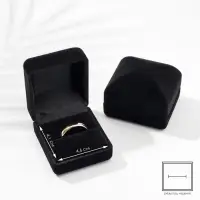 Футляр под серьги, кольцо &laquo;Традиции&raquo;, бархатный, 4.5&times;5 см, чёрный