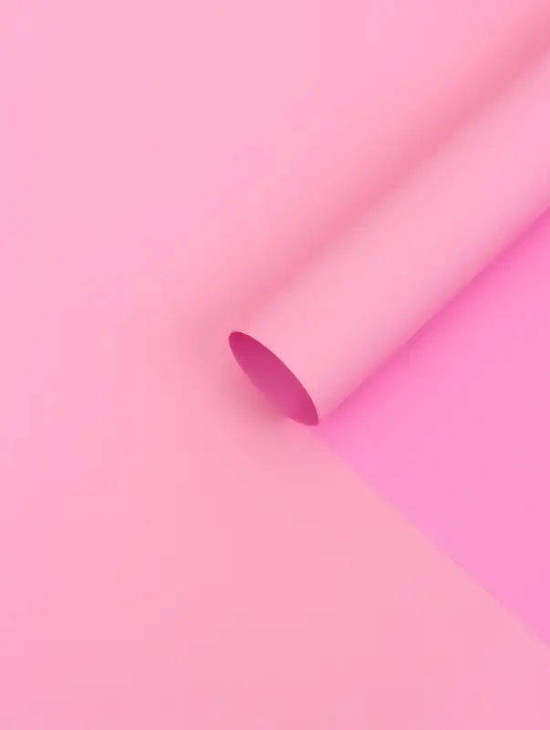 Пленка для цветов тонированная, матовая, розовый, 57&times;57&plusmn;1 см, 65 мкм