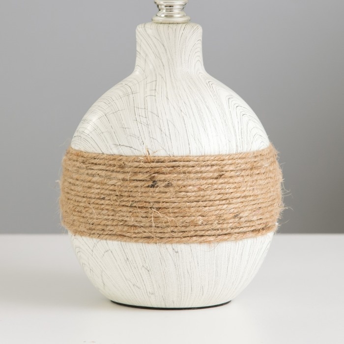 Лампа настольная с абажуром Лампа настольная с абажуром "Шпагат" Е14 23х23х34 см