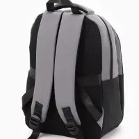 Рюкзак городской, 2 отделения, 3 кармана, водонепроницаемое дно, 27&times;14&times;39 см, серый