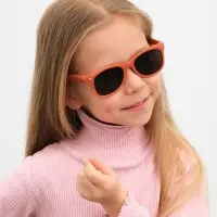Очки солнцезащитные детские, uv 400, ширина 12.5 см, дужка 12.5 см, линза 4.5&times;3.5 см, цвет МИКС