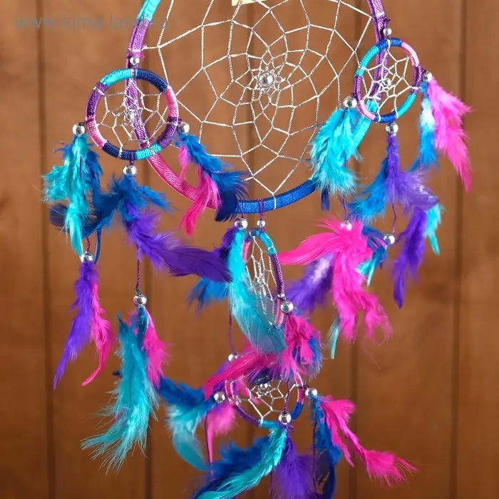 Ловец снов Ловец снов "Пять колец" разноцветный (2) 25х0,5х50 см