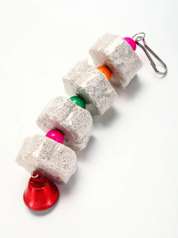 Точильные камни для птиц, с бусинами, 65 г