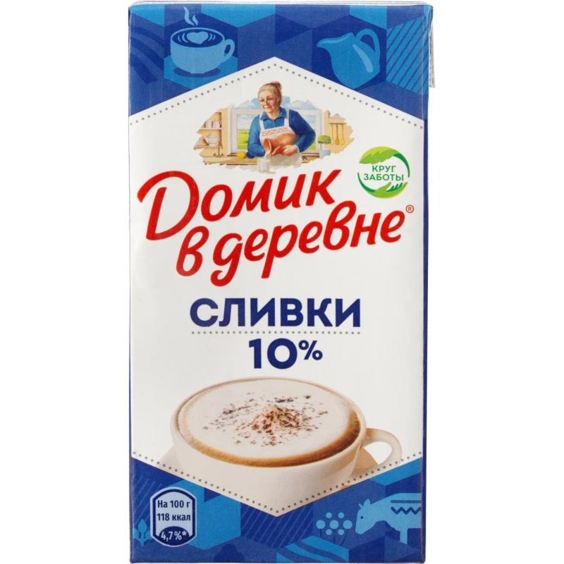 Сливки Домик в деревне 10% 480г