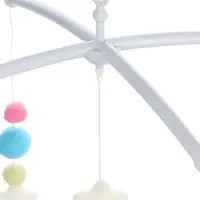 Мобиль музыкальный на кроватку Крошка Я &laquo;Забавный мишка&raquo;, звуковые эффекты, серый