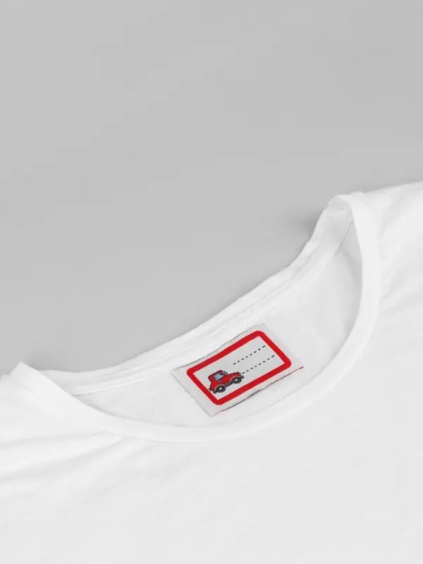 Нашивка именная &laquo;Машинка&raquo;, 5.5&times;3.2 см, 10 шт., красная