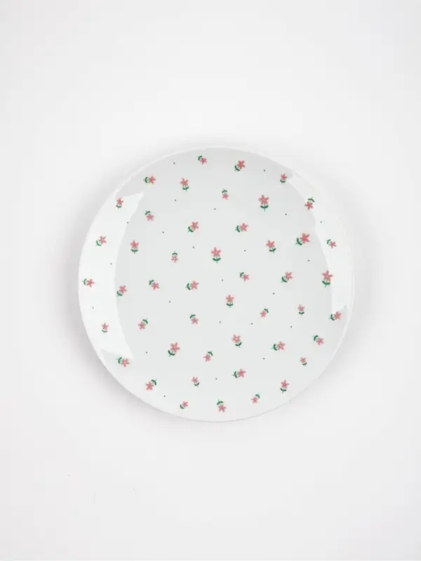 Тарелка керамическая «Цветы», 20 см