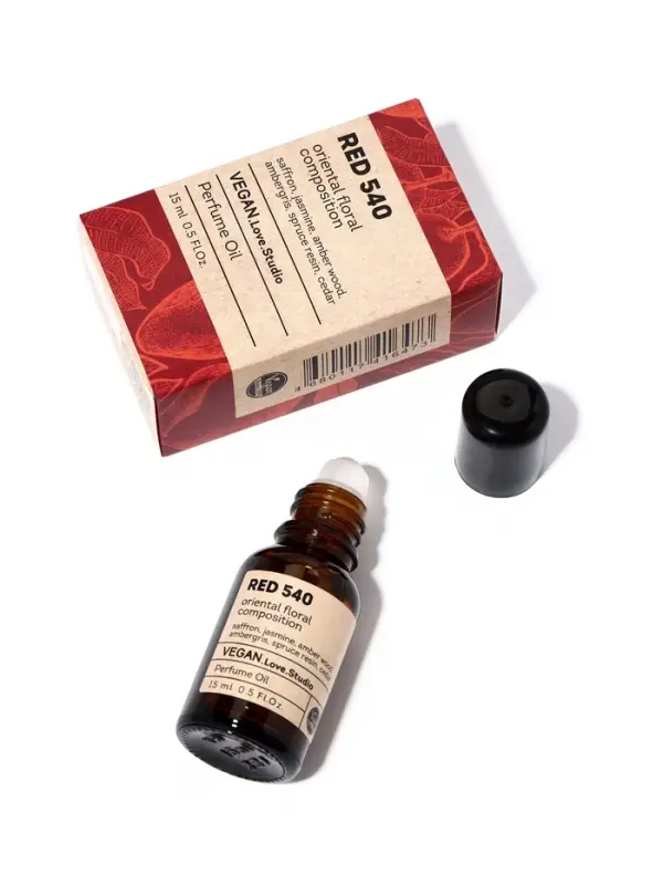 Парфюмерное масло женское VEGAN.Love.Studio Red 540, 15 мл