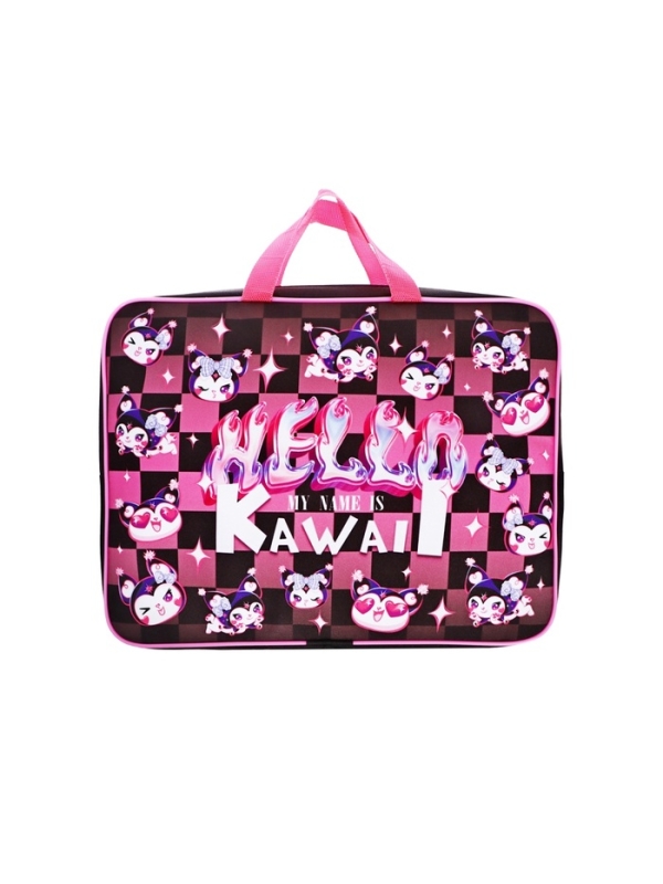 Папка с ручками текстильная А4, 360×245×70 мм, Calligrata TOP «Кавай» Папка с ручками текстильная А4, 360×245×70 мм, Calligrata TOP «Кавай»