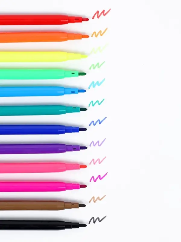 Фломастеры 12 цветов в коробке &laquo;Монстрик&raquo;