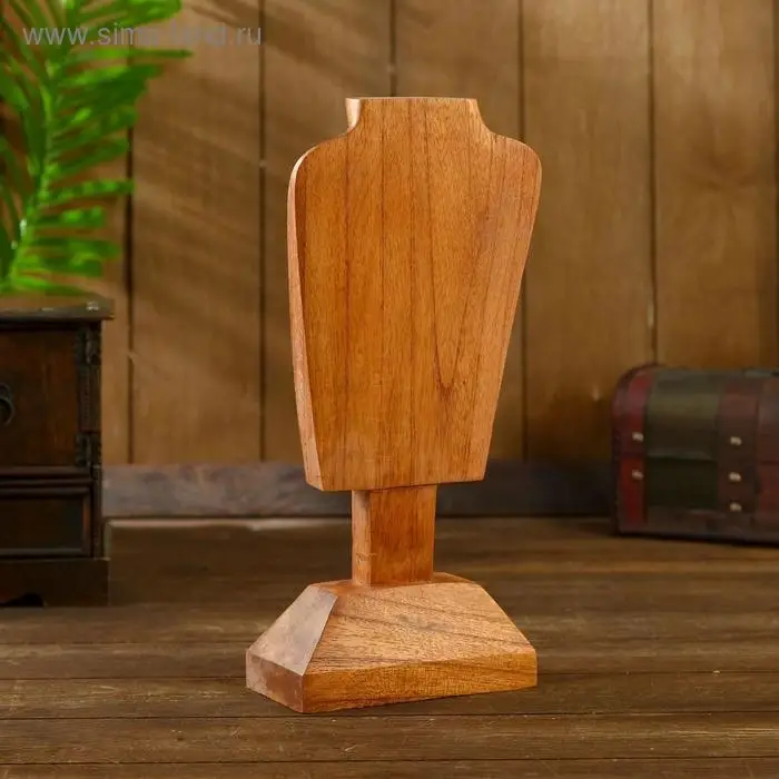 Подставка под колье из дерева Подставка под колье из дерева "Вава"16х8х32 см