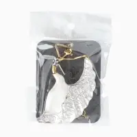 Брошь &laquo;Балерина&raquo;, драма, серая в чернёном золоте