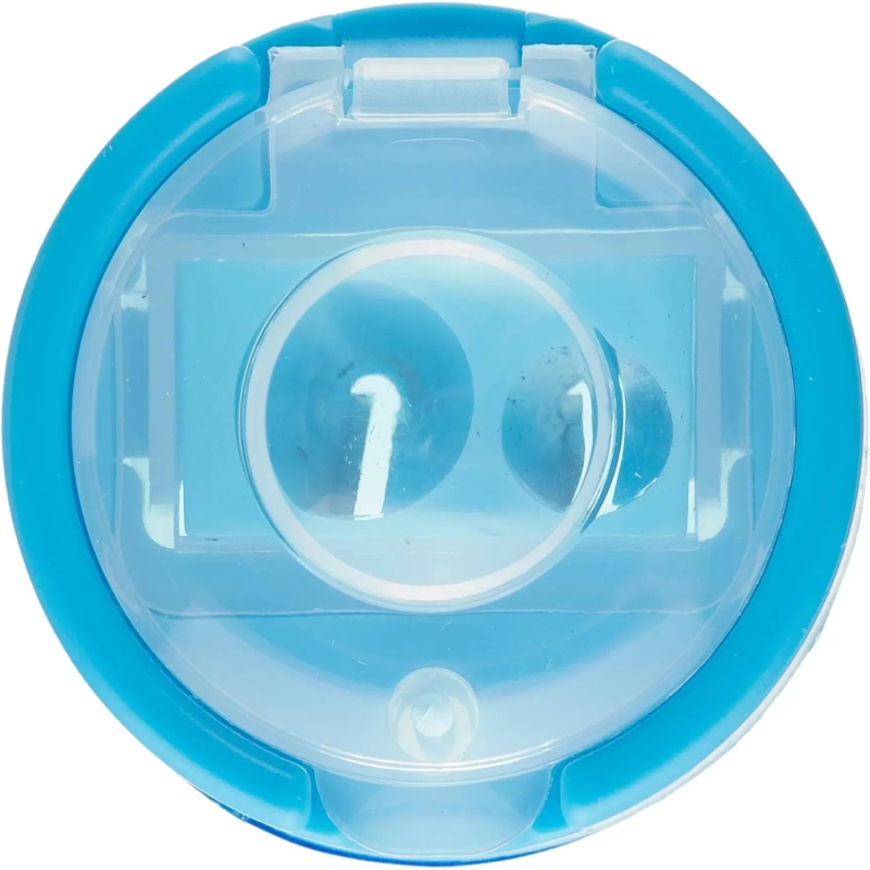 Точилка Attache Economy на 2 отв., c цветным контейнером, ассорти