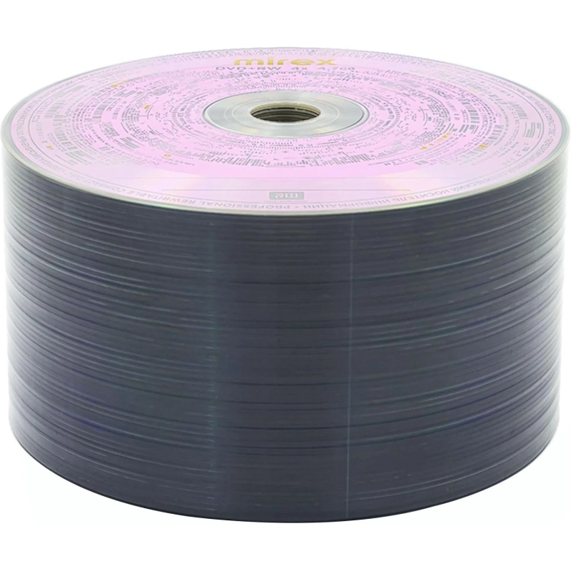 Носители информации DVD+RW Mirex Brand 4X 4,7GB Bulk 50шт/уп (50/500)