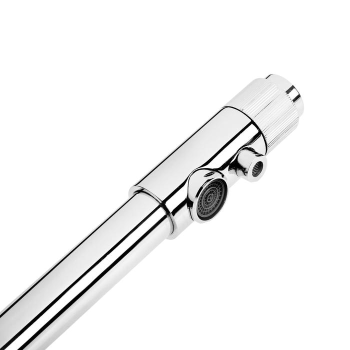 Смеситель для кухни Accoona A5179-3, однорычажный, с выходом для питьевой воды, хром Смеситель для кухни Accoona A5179-3, однорычажный, с выходом для питьевой воды, хром