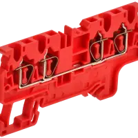 ARMAFIX Клемма пружинная CX2.5-4 четырехконтактная красная IEK