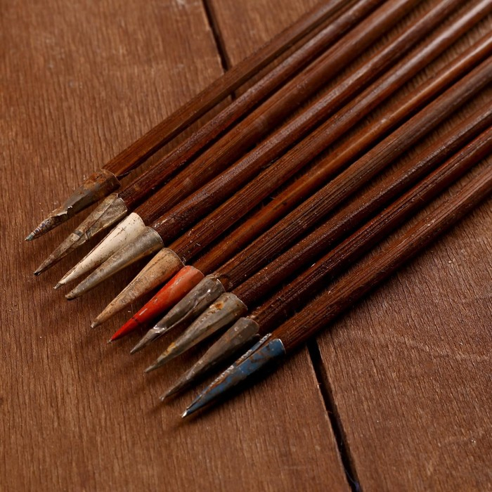 Сувенир Лук со стрелами из бамбука 125х65х3 см