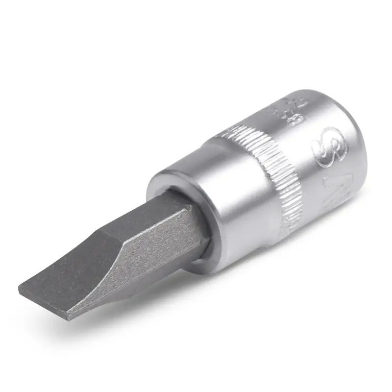 Головка со вставкой 1/4" шлиц (SL7, L=38мм) AVS BS14FD7